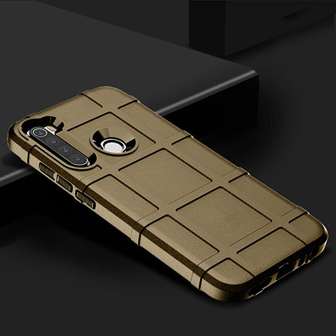Silikon Hülle Handyhülle Ultra Dünn Schutzhülle Flexible 360 Grad Ganzkörper Tasche C03 für Xiaomi Redmi Note 8 (2021) Braun