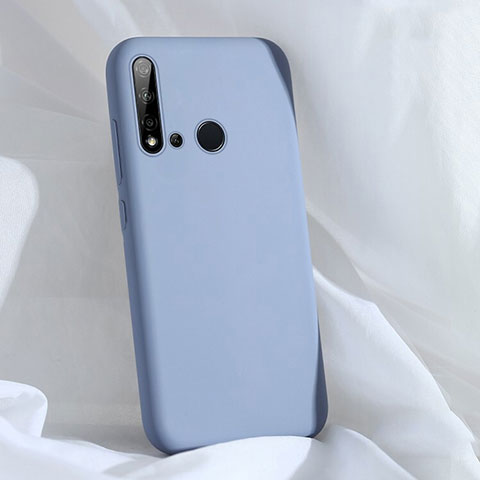 Silikon Hülle Handyhülle Ultra Dünn Schutzhülle Flexible 360 Grad Ganzkörper Tasche C04 für Huawei Nova 5i Grau