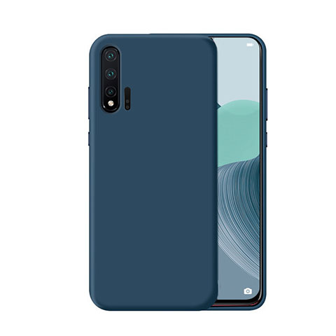 Silikon Hülle Handyhülle Ultra Dünn Schutzhülle Flexible 360 Grad Ganzkörper Tasche C04 für Huawei Nova 6 5G Blau