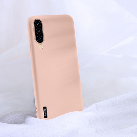 Silikon Hülle Handyhülle Ultra Dünn Schutzhülle Flexible 360 Grad Ganzkörper Tasche C04 für Xiaomi Mi A3 Orange