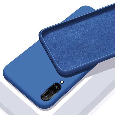 Silikon Hülle Handyhülle Ultra Dünn Schutzhülle Flexible 360 Grad Ganzkörper Tasche C05 für Xiaomi Mi A3 Blau