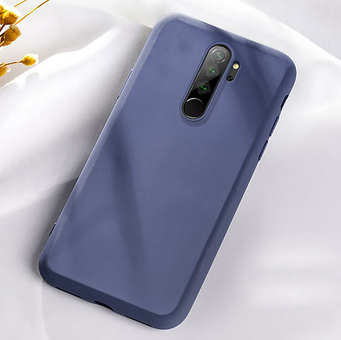 Silikon Hülle Handyhülle Ultra Dünn Schutzhülle Flexible 360 Grad Ganzkörper Tasche C05 für Xiaomi Redmi Note 8 Pro Blau