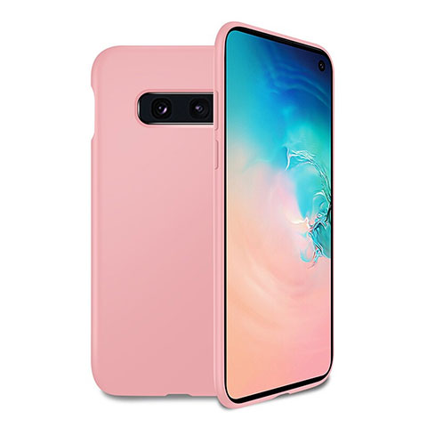 Silikon Hülle Handyhülle Ultra Dünn Schutzhülle Flexible 360 Grad Ganzkörper Tasche C06 für Samsung Galaxy S10e Rosa