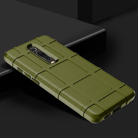 Silikon Hülle Handyhülle Ultra Dünn Schutzhülle Flexible 360 Grad Ganzkörper Tasche C06 für Xiaomi Mi 9T Grün