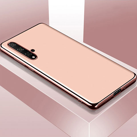 Silikon Hülle Handyhülle Ultra Dünn Schutzhülle Flexible Tasche C01 für Huawei Nova 5 Pro Rosegold