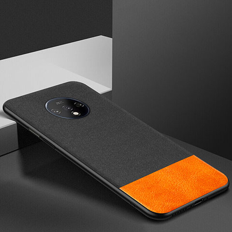 Silikon Hülle Handyhülle Ultra Dünn Schutzhülle Flexible Tasche C01 für OnePlus 7T Orange