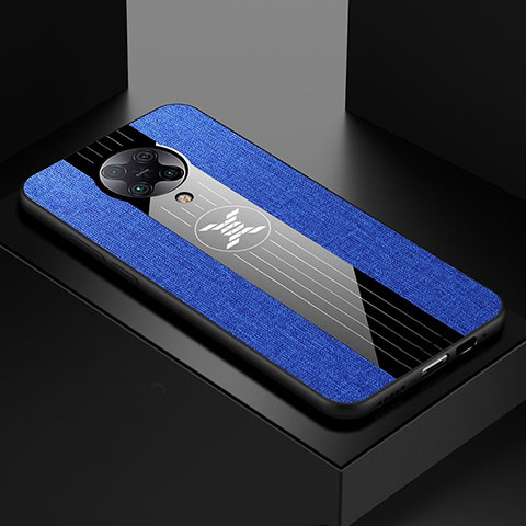 Silikon Hülle Handyhülle Ultra Dünn Schutzhülle Flexible Tasche C01 für Xiaomi Poco F2 Pro Blau