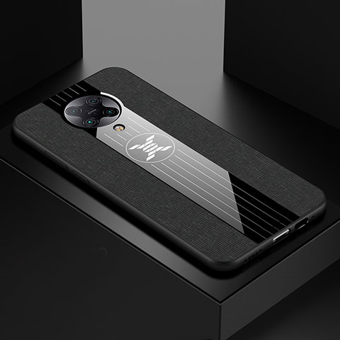 Silikon Hülle Handyhülle Ultra Dünn Schutzhülle Flexible Tasche C01 für Xiaomi Redmi K30 Pro Zoom Schwarz