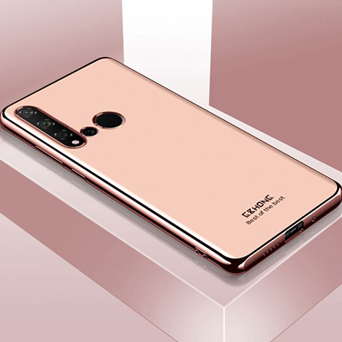 Silikon Hülle Handyhülle Ultra Dünn Schutzhülle Flexible Tasche C02 für Huawei Nova 5i Rosa