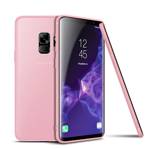 Silikon Hülle Handyhülle Ultra Dünn Schutzhülle für Samsung Galaxy S9 Rosa