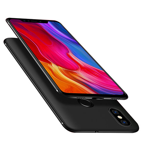 Silikon Hülle Handyhülle Ultra Dünn Schutzhülle für Xiaomi Mi 8 Schwarz