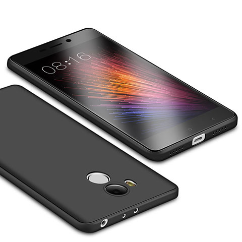 Silikon Hülle Handyhülle Ultra Dünn Schutzhülle für Xiaomi Redmi 4 Prime High Edition Schwarz