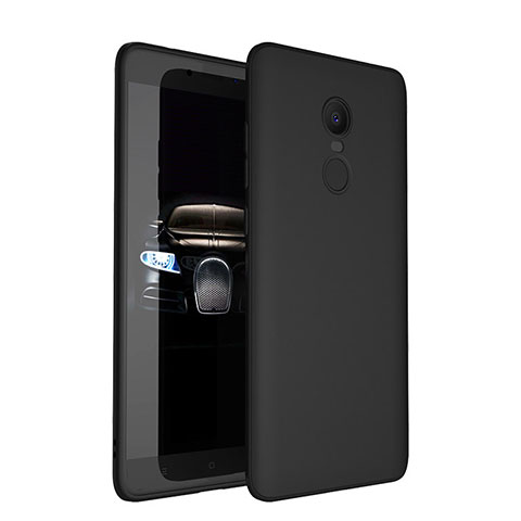 Silikon Hülle Handyhülle Ultra Dünn Schutzhülle für Xiaomi Redmi Note 4 Standard Edition Schwarz