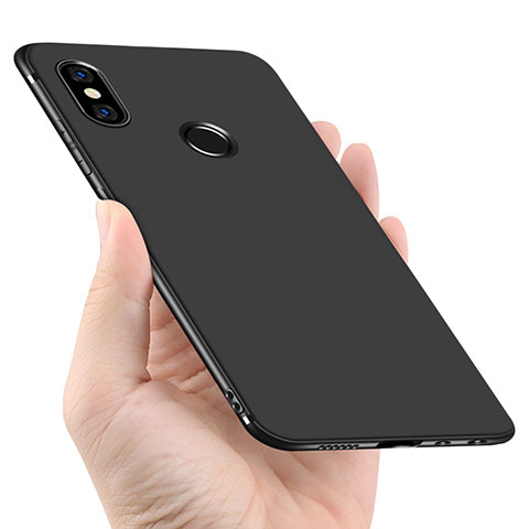 Silikon Hülle Handyhülle Ultra Dünn Schutzhülle für Xiaomi Redmi Note 5 AI Dual Camera Schwarz