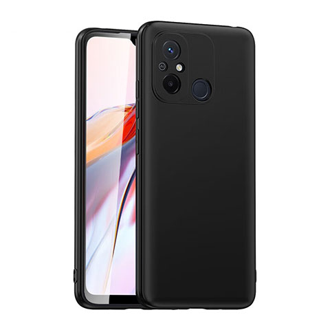 Silikon Hülle Handyhülle Ultra Dünn Schutzhülle H01 für Xiaomi Poco C55 Schwarz