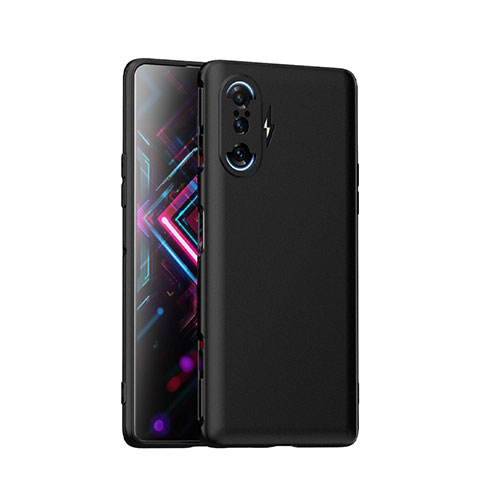 Silikon Hülle Handyhülle Ultra Dünn Schutzhülle H01 für Xiaomi Redmi K40 Gaming 5G Schwarz