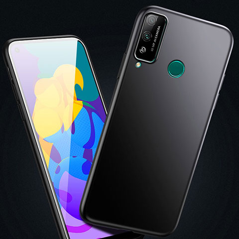 Silikon Hülle Handyhülle Ultra Dünn Schutzhülle S02 für Huawei Honor Play4T Schwarz