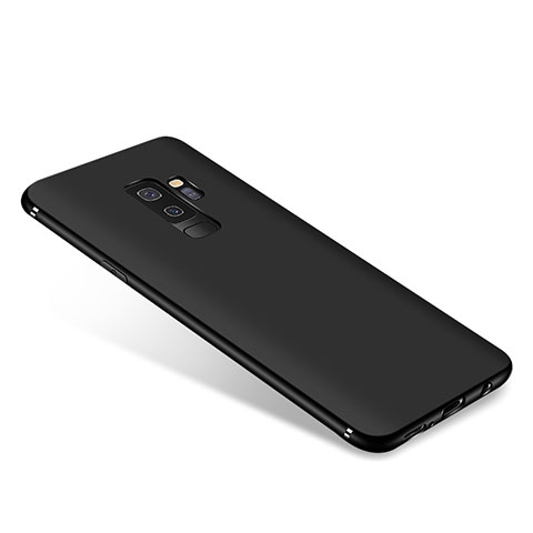 Silikon Hülle Handyhülle Ultra Dünn Schutzhülle S03 für Samsung Galaxy A6 Plus Schwarz