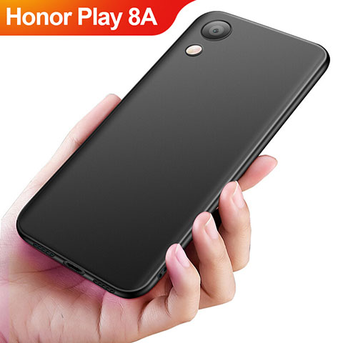 Silikon Hülle Handyhülle Ultra Dünn Schutzhülle S04 für Huawei Honor Play 8A Schwarz