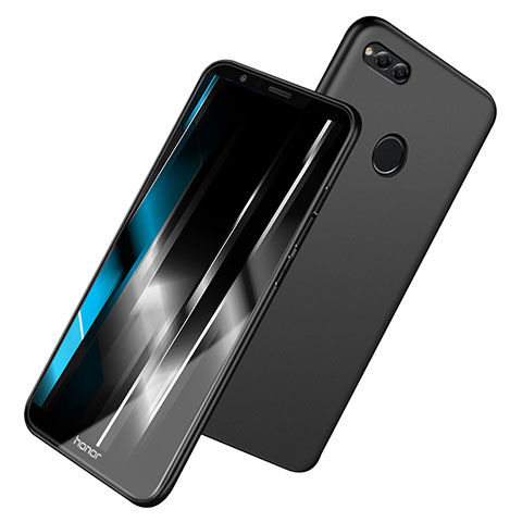 Silikon Hülle Handyhülle Ultra Dünn Schutzhülle S06 für Huawei Honor Play 7X Schwarz