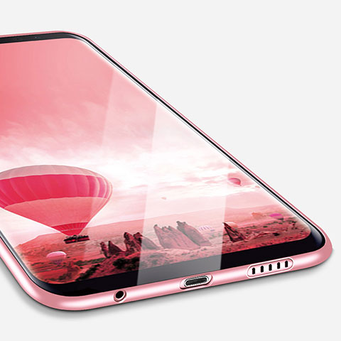 Silikon Hülle Handyhülle Ultra Dünn Schutzhülle Silikon für Samsung Galaxy S8 Plus Rosa