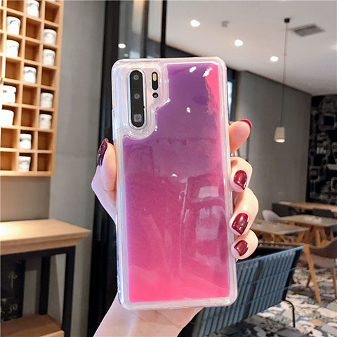 Silikon Hülle Handyhülle Ultra Dünn Schutzhülle Tasche C01 für Huawei P30 Pro New Edition Pink