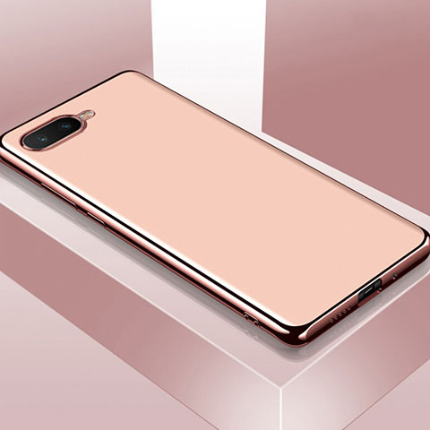 Silikon Hülle Handyhülle Ultra Dünn Schutzhülle Tasche C01 für Oppo R15X Rosa