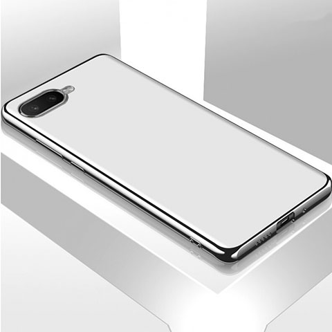 Silikon Hülle Handyhülle Ultra Dünn Schutzhülle Tasche C01 für Oppo R17 Neo Weiß