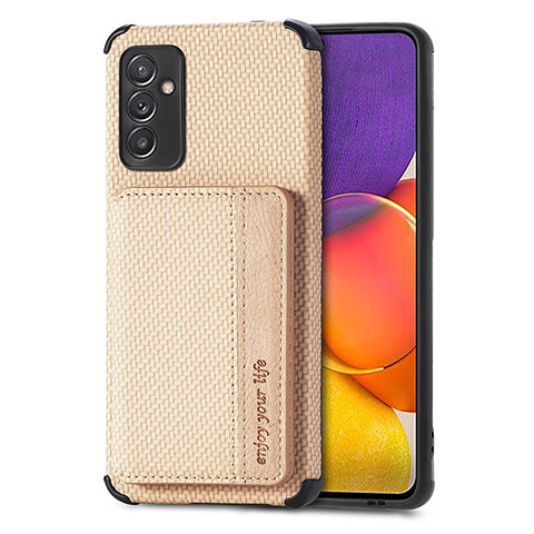 Silikon Hülle Handyhülle Ultra Dünn Schutzhülle Tasche Flexible mit Magnetisch S01D für Samsung Galaxy A25 5G Gold