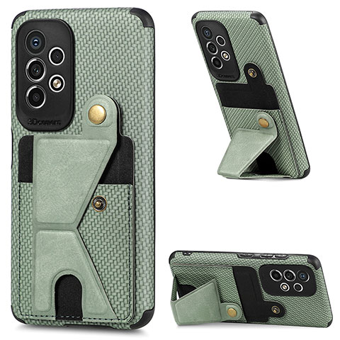 Silikon Hülle Handyhülle Ultra Dünn Schutzhülle Tasche Flexible mit Magnetisch S03D für Samsung Galaxy A53 5G Grün