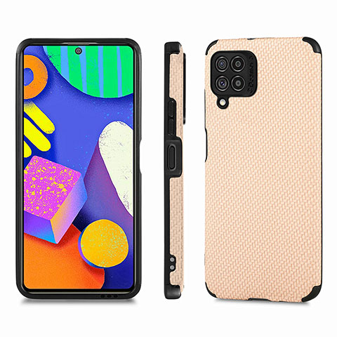 Silikon Hülle Handyhülle Ultra Dünn Schutzhülle Tasche Flexible mit Magnetisch S03D für Samsung Galaxy M62 4G Gold