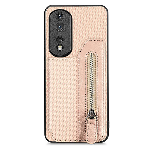 Silikon Hülle Handyhülle Ultra Dünn Schutzhülle Tasche Flexible mit Magnetisch S06D für Huawei Honor 80 Pro Flat 5G Gold