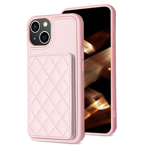 Silikon Hülle Handyhülle Ultra Dünn Schutzhülle Tasche Flexible mit Magnetisch S10D für Apple iPhone 13 Rosegold