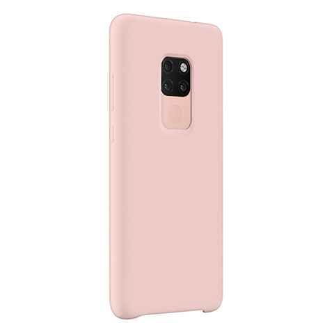 Silikon Hülle Handyhülle Ultra Dünn Schutzhülle Tasche S01 für Huawei Mate 20 Rosegold