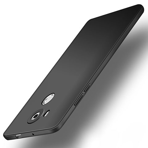 Silikon Hülle Handyhülle Ultra Dünn Schutzhülle Tasche S01 für Huawei Mate 8 Schwarz