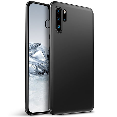 Silikon Hülle Handyhülle Ultra Dünn Schutzhülle Tasche S01 für Huawei P30 Pro Schwarz