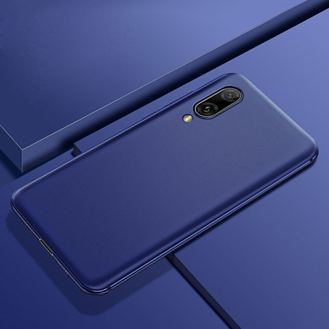 Silikon Hülle Handyhülle Ultra Dünn Schutzhülle Tasche S01 für Huawei Y7 Prime (2019) Blau