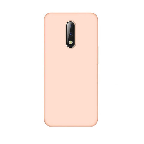 Silikon Hülle Handyhülle Ultra Dünn Schutzhülle Tasche S01 für OnePlus 7 Rosegold