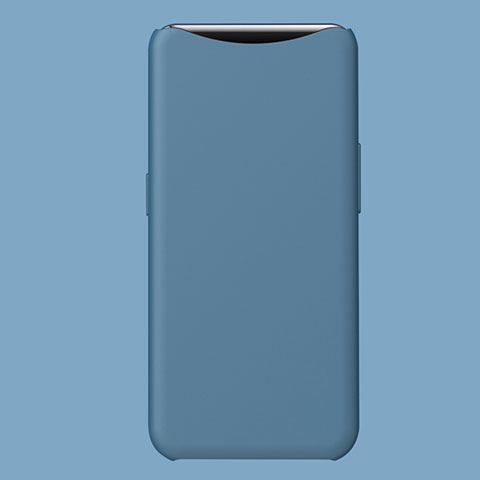 Silikon Hülle Handyhülle Ultra Dünn Schutzhülle Tasche S01 für Oppo Find X Super Flash Edition Blau