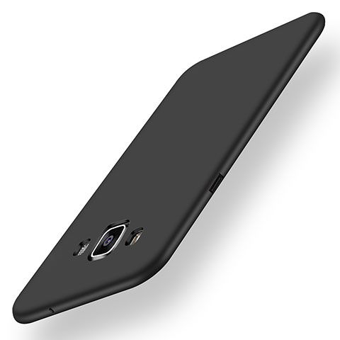 Silikon Hülle Handyhülle Ultra Dünn Schutzhülle Tasche S01 für Samsung Galaxy A5 Duos SM-500F Schwarz