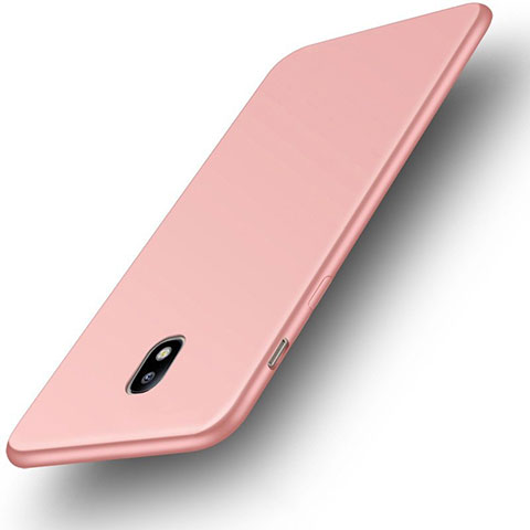 Silikon Hülle Handyhülle Ultra Dünn Schutzhülle Tasche S01 für Samsung Galaxy J3 (2017) J330F DS Rosa