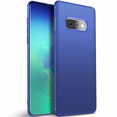 Silikon Hülle Handyhülle Ultra Dünn Schutzhülle Tasche S01 für Samsung Galaxy S10e Blau