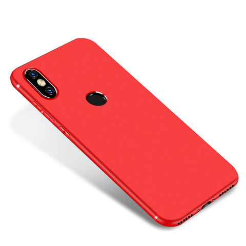Silikon Hülle Handyhülle Ultra Dünn Schutzhülle Tasche S01 für Xiaomi Mi 6X Rot