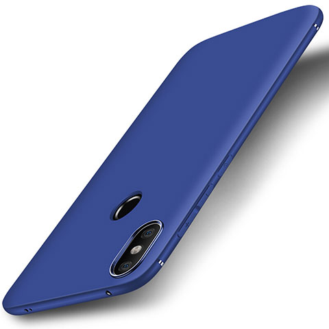 Silikon Hülle Handyhülle Ultra Dünn Schutzhülle Tasche S01 für Xiaomi Redmi 6 Pro Blau