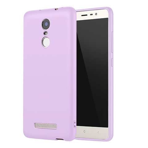 Silikon Hülle Handyhülle Ultra Dünn Schutzhülle Tasche S01 für Xiaomi Redmi Note 3 MediaTek Violett
