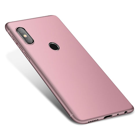 Silikon Hülle Handyhülle Ultra Dünn Schutzhülle Tasche S01 für Xiaomi Redmi Note 5 Rosa