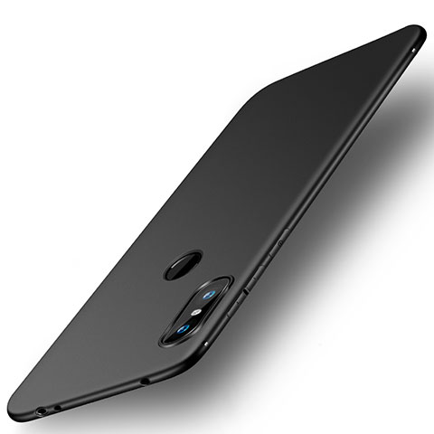 Silikon Hülle Handyhülle Ultra Dünn Schutzhülle Tasche S01 für Xiaomi Redmi Note 6 Pro Schwarz