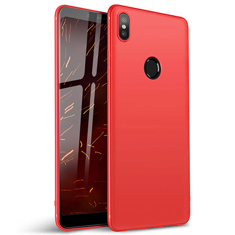 Silikon Hülle Handyhülle Ultra Dünn Schutzhülle Tasche S01 für Xiaomi Redmi Y2 Rot