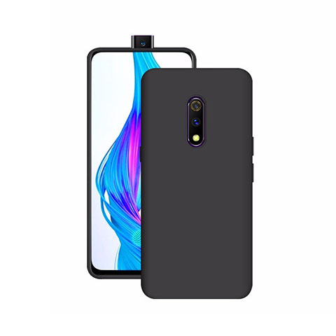 Silikon Hülle Handyhülle Ultra Dünn Schutzhülle Tasche S02 für Oppo K3 Schwarz