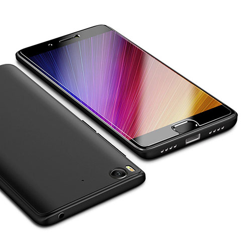 Silikon Hülle Handyhülle Ultra Dünn Schutzhülle Tasche S02 für Xiaomi Mi 5S 4G Schwarz